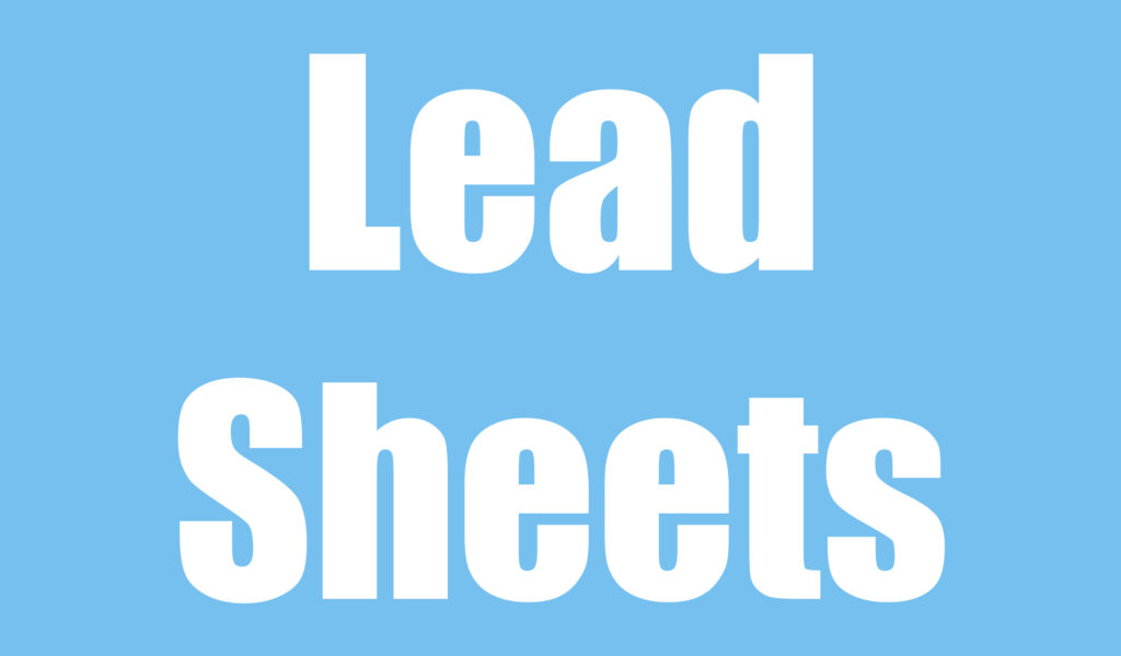 Lead Sheets